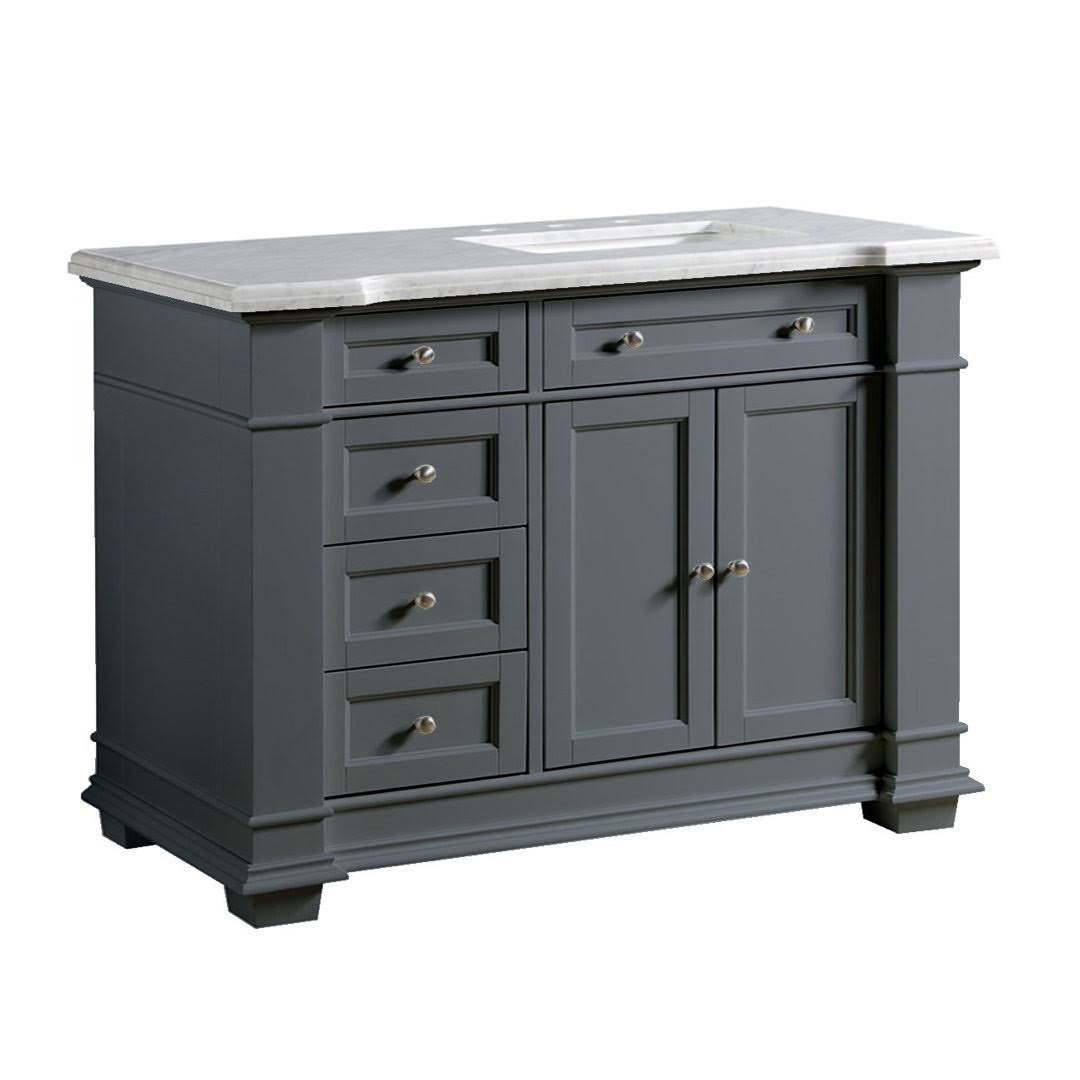 Andreacchio 48 W x 23 D x 36 H Single Bathroom Vanity Lark Manor Base Finish