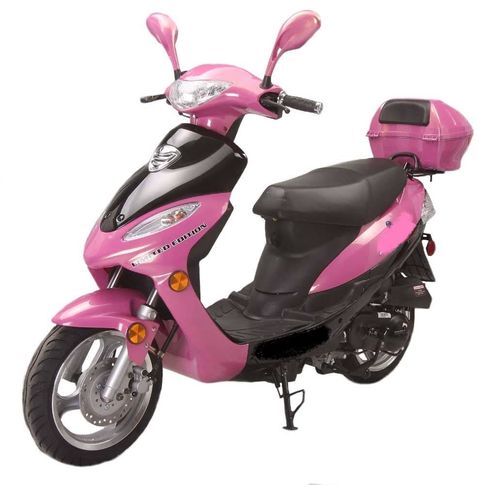 50cc Gas Street Legal Scooter TaoTao ATM50-A1 - Pink