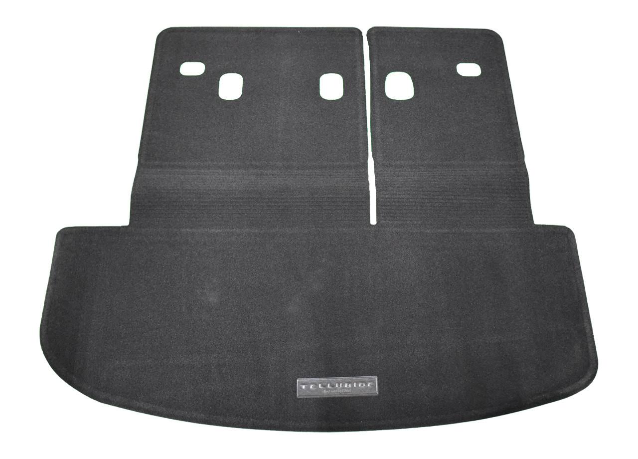 2020-2024 Kia Telluride Carpeted Cargo Mat w/ Seat Back Protection (AA017) by Kia Stuff