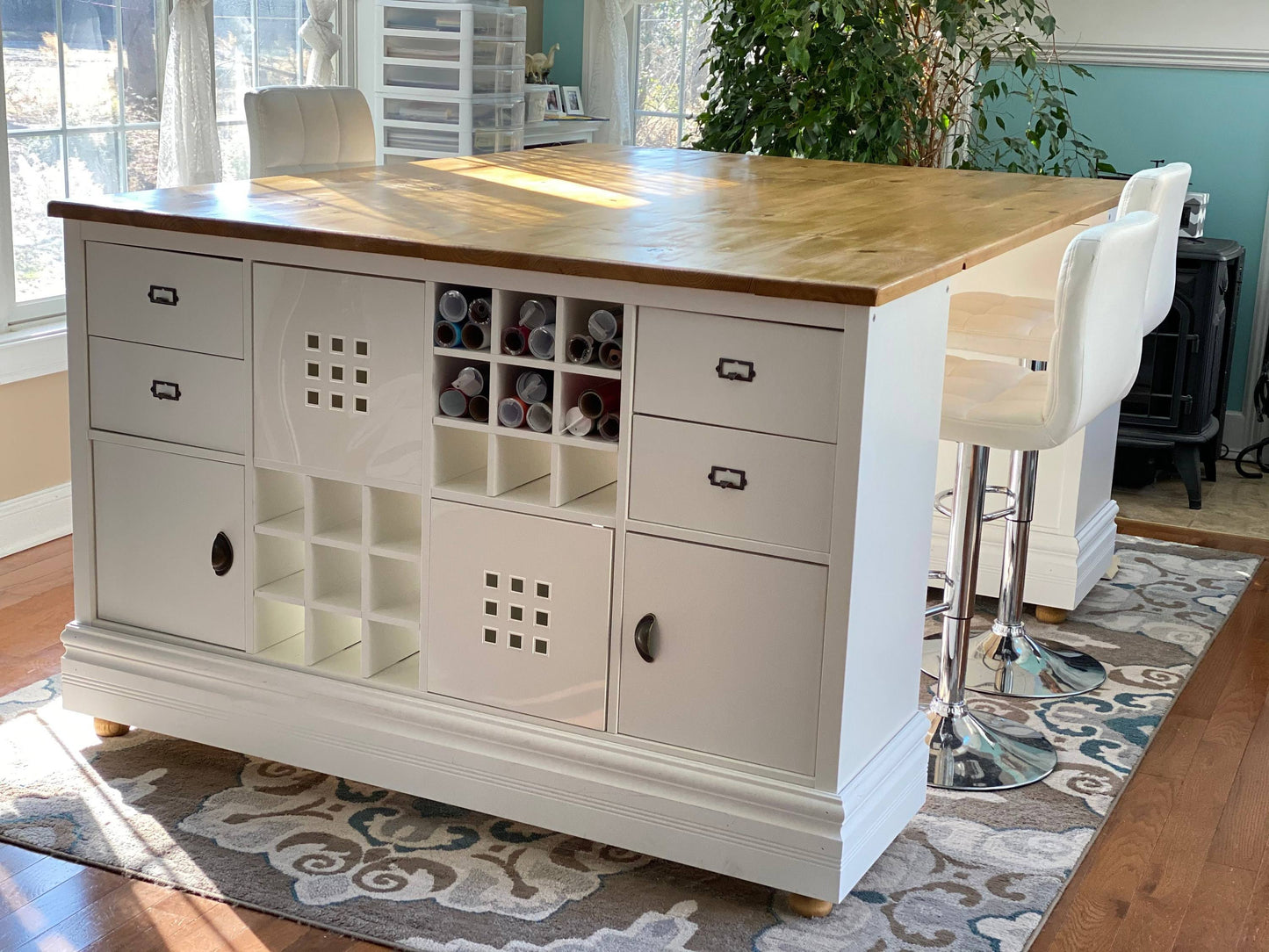 Ultimate Craft Desk with Central