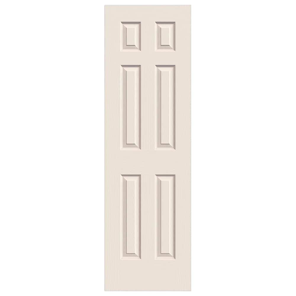 Woodgrain Colonist Textured 6-Panel Hollow Core Primed Molded Composite Slab Door 10082954