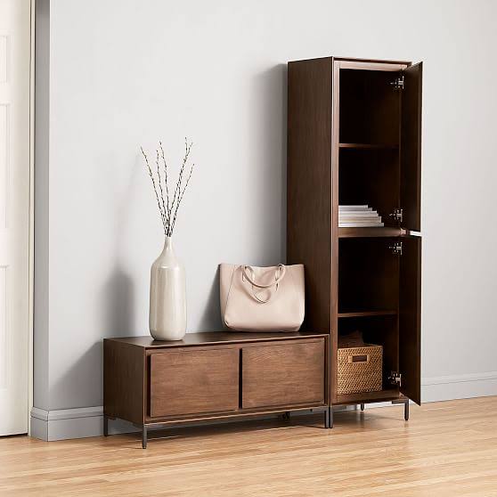 West Elm Nolan Entryway Cabinet + Bench Set