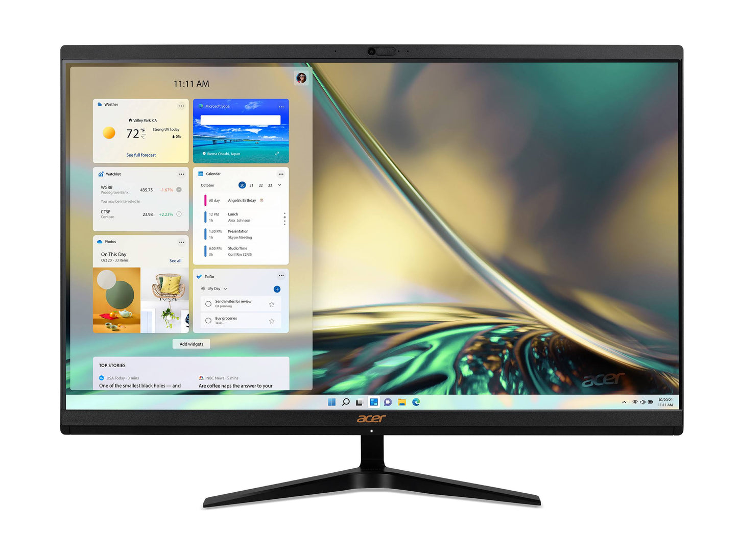 Acer C271700UR11 27 inch All-in-One Desktop Computer - Intel i5-1235U - 8gb/512gb - Black