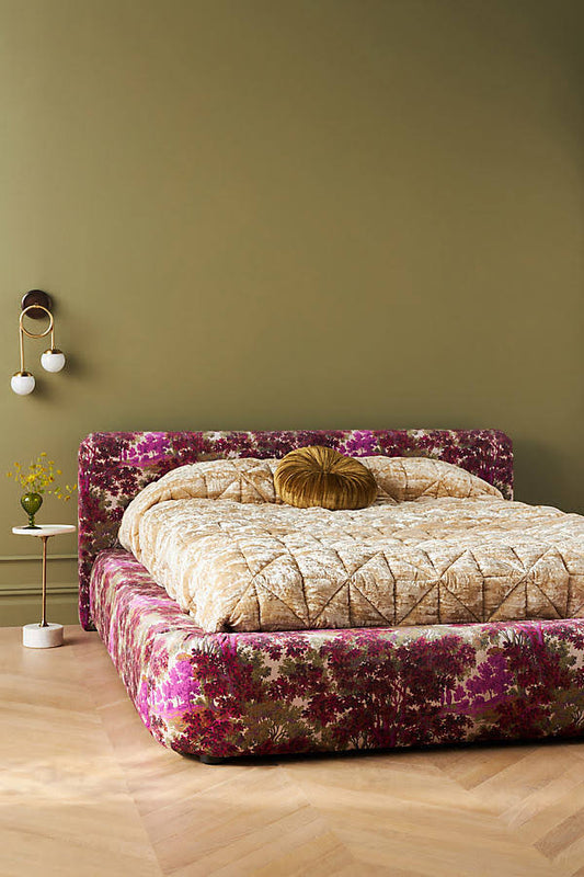 Vienne Velvet Winnie Bed by Anthropologie