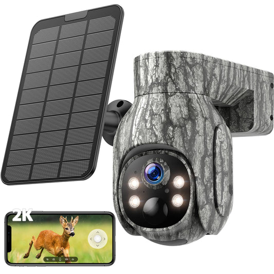 Voopeak TC17 2K 4G Cellular Trail Camera Solar Powered Game Camera with Night Vision