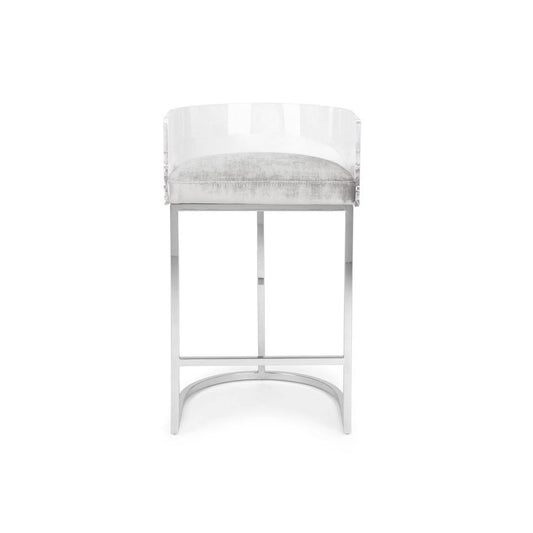 Venice Bar Stool Everly Quinn Upholstery