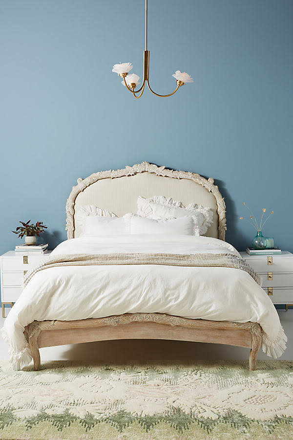 Anthropologie Handcarved Menagerie Bed