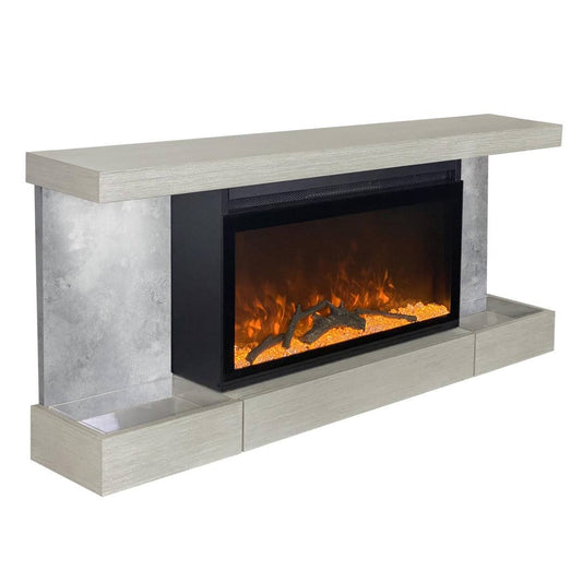 Abbeygayle 48 W Electric Fireplace Mantel Symple Stuff