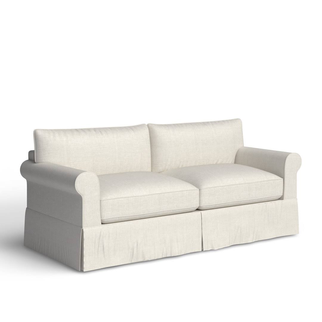 Amari 84 Slipcover Sleeper Sofa Wayfair Custom Upholstery Fabric: Conversation Pearl Basketweave