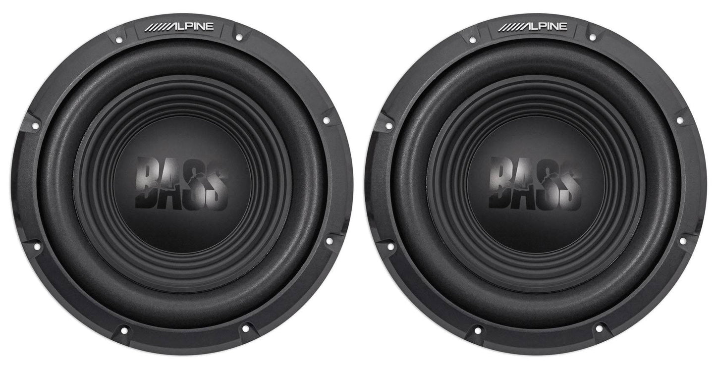 Alpine W10S4 BassLine Series 10 4-Ohm Subwoofer