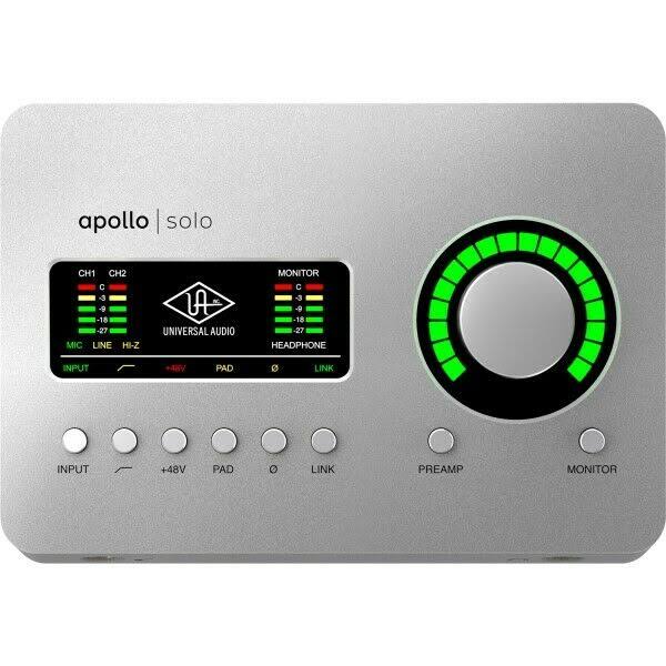 Universal Audio Apollo Solo Thunderbolt 3 Audio Interface