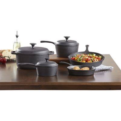 8-pc. Pre-seasoned Cast Iron Cookware Set