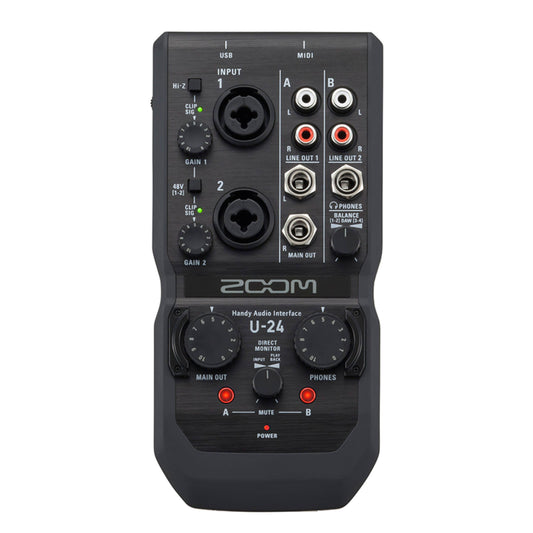 Zoom U-24 - Handy Audio Interface