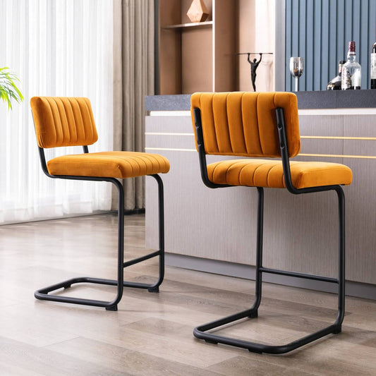 Velvet Counter & Bar Stool Everly Quinn Seat Height