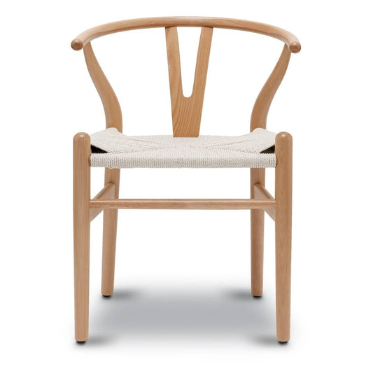 Wyn Solid Wood Weave Dining Chair (Set of 2) Birch Lane Color: Natural