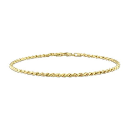 Zales 2.2mm Rope Chain Bracelet in Sterling