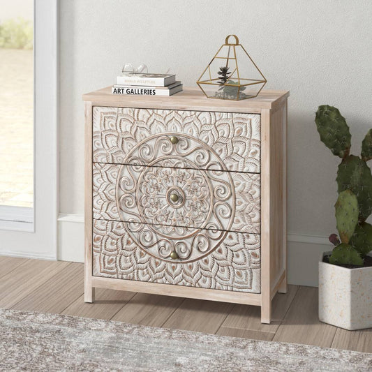 Angulo 3 Drawer Accent Chest Mistana