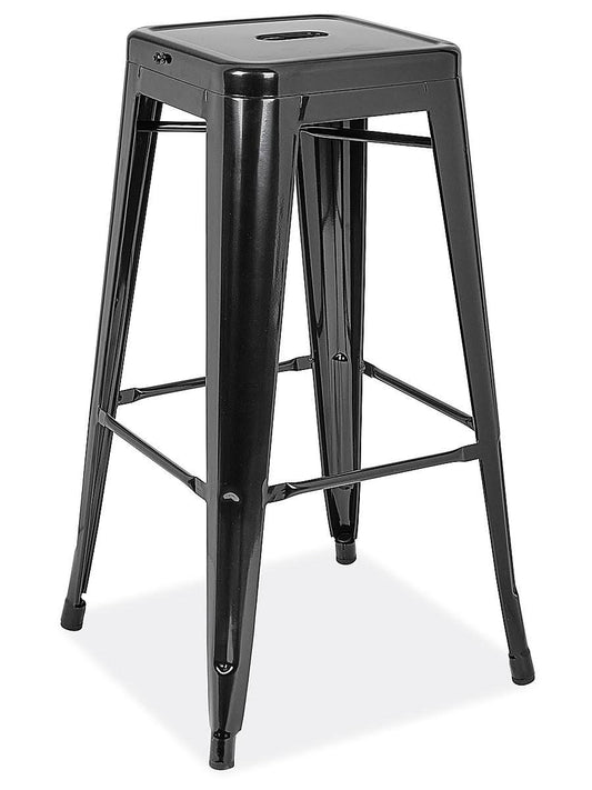 Uline Industrial Metal Stool 30 Black