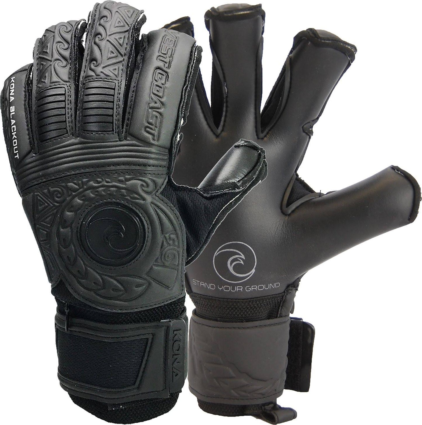 West Coast Kona Blackout Goalkeeper Gloves 10