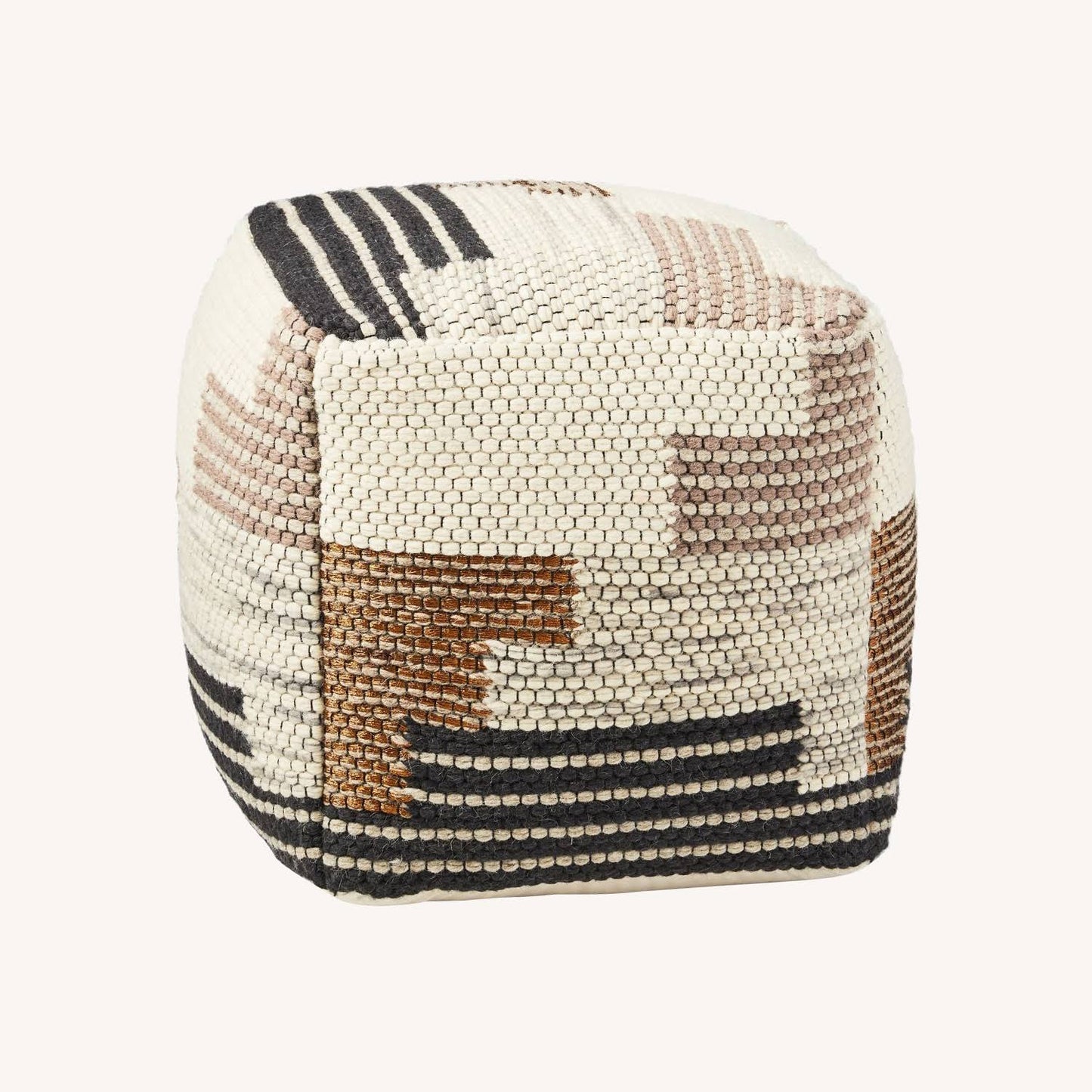 West Elm Colca Pouf Natural