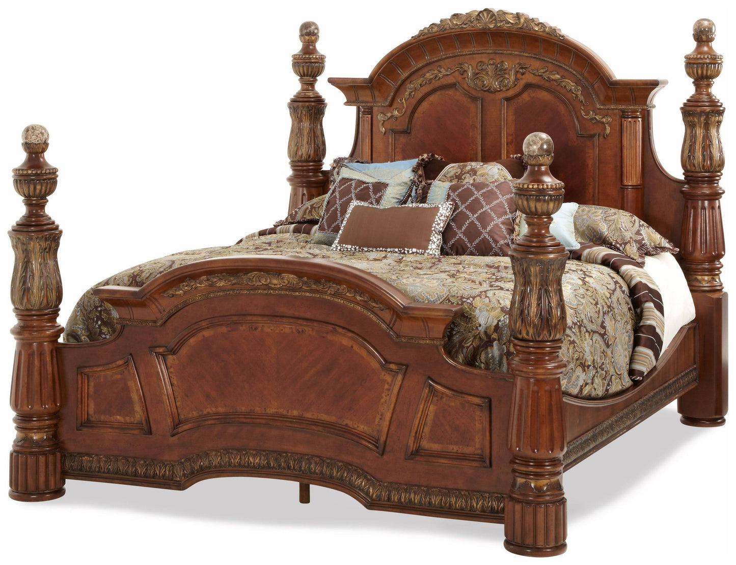 Amini Villa Valencia California King Poster Bed