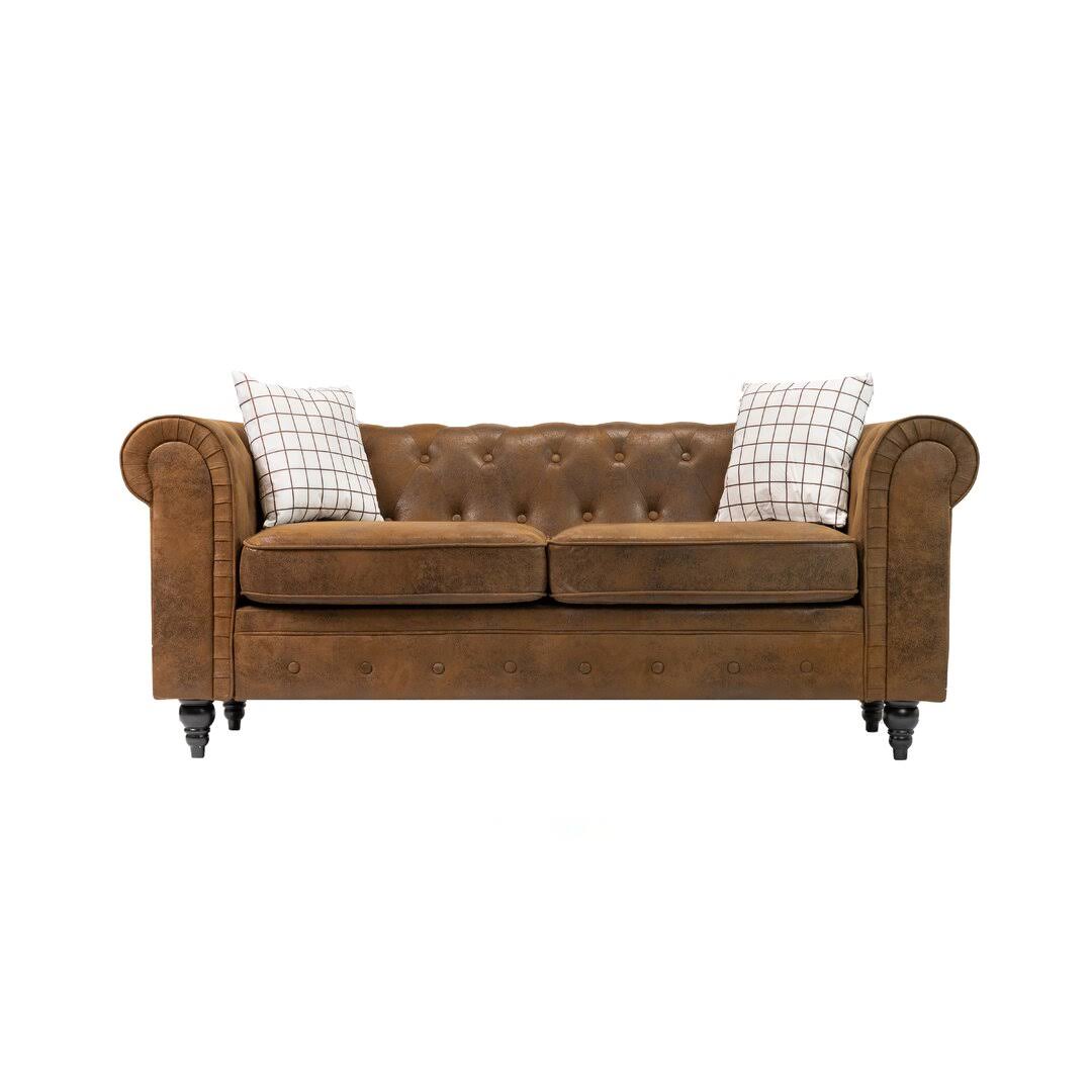 71 Rolled Arm Chesterfield Sofa JJ International