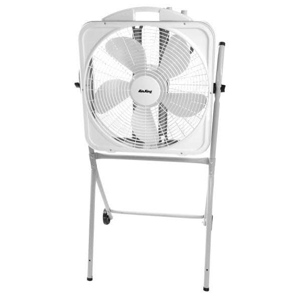 Air King 9701 Roll About Fan Stand, 47 in. H, 24 in. L, Gray