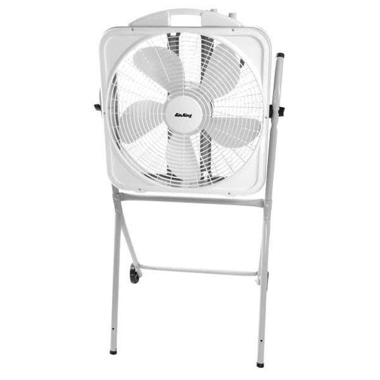 Air King 9701 Roll About Fan Stand, 47 in. H, 24 in. L, Gray