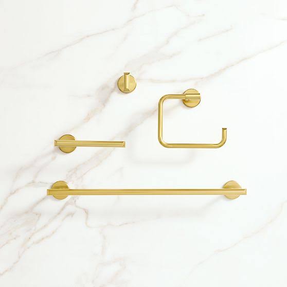 West Elm Mid-Century Bath Hardware Set of 4