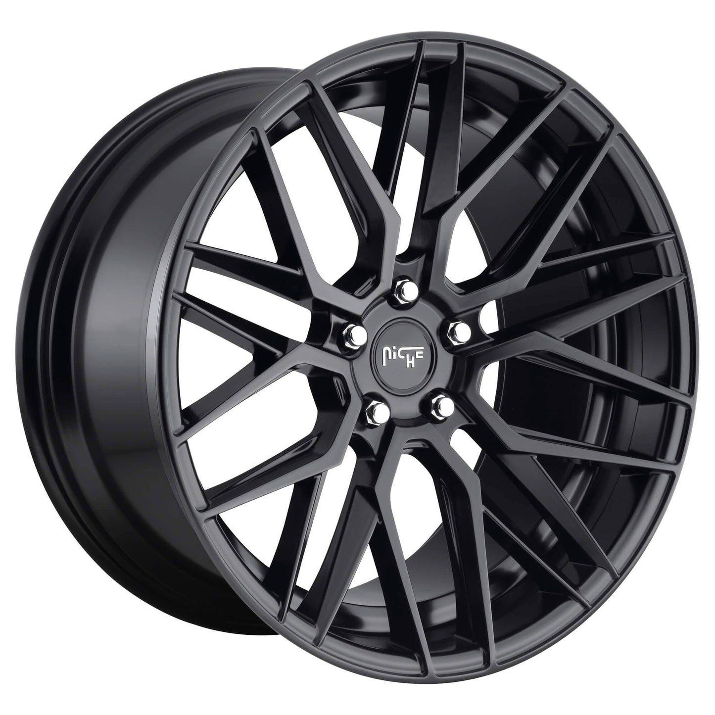 20x9 Niche Gamma Matte Black M190 5x120 35mm