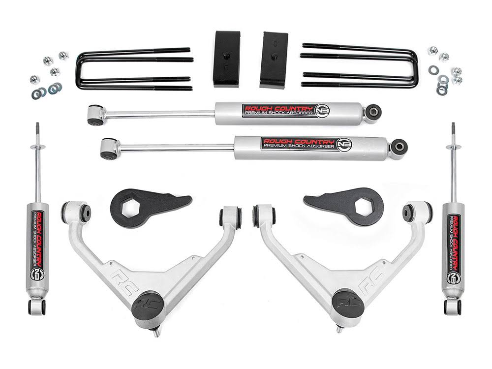 3 2001-2010 GMC Yukon XL 2500 Lift Kit by Rough Country 8596N2