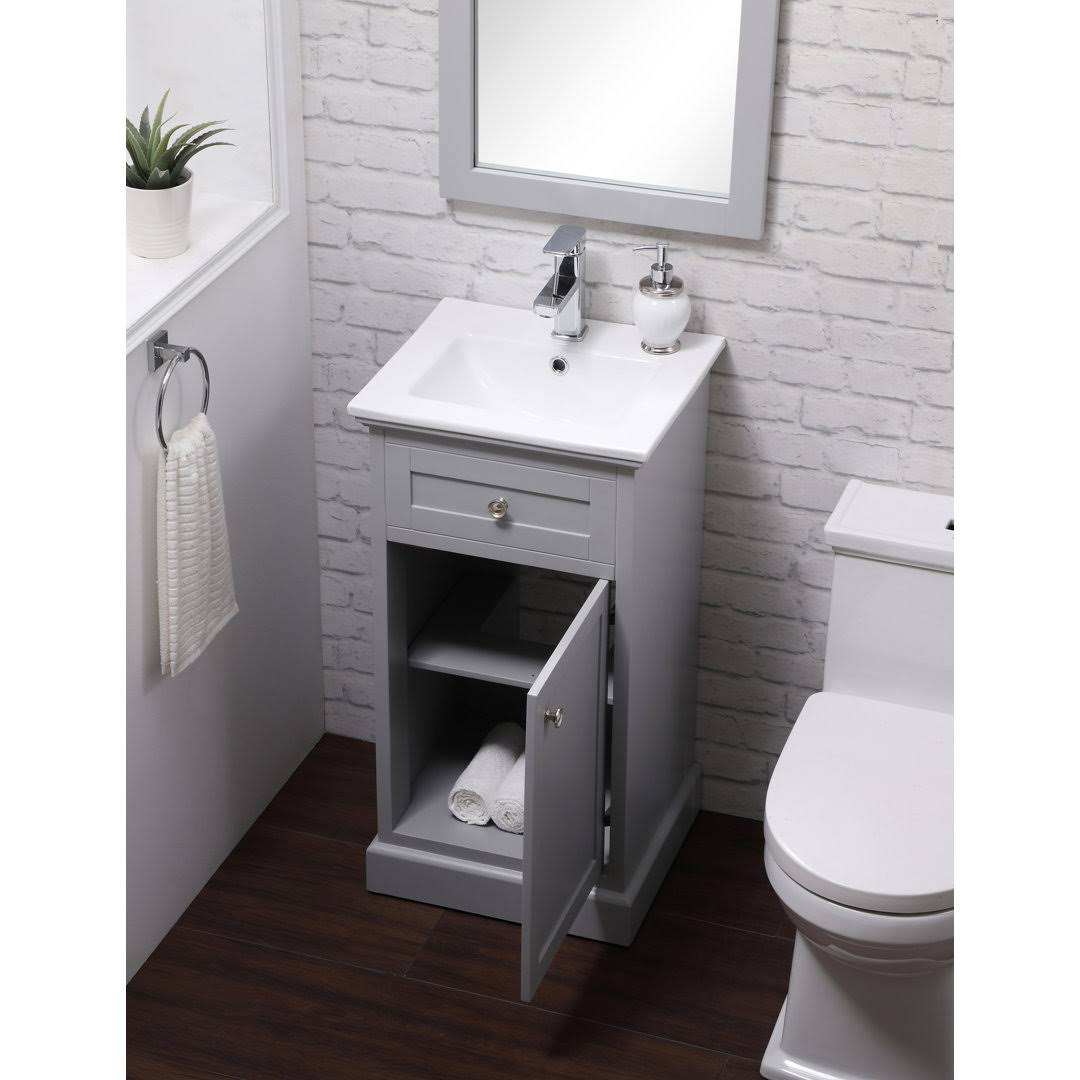 Ameriah 18 Single Bathroom Vanity Set Lark Manor Base Finish