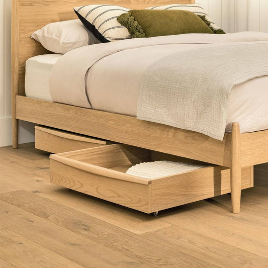 Article Underbed White Oak Storage Drawer Set