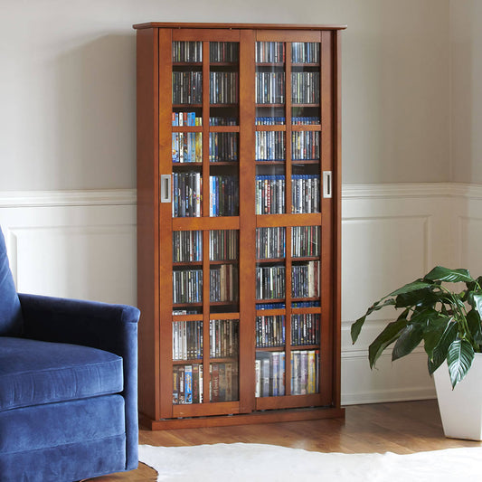 Aficionados Sliding Door 666 CD/300 DVD Library