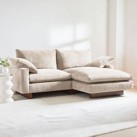 West Elm Harmony 2 Piece Chaise Sectional