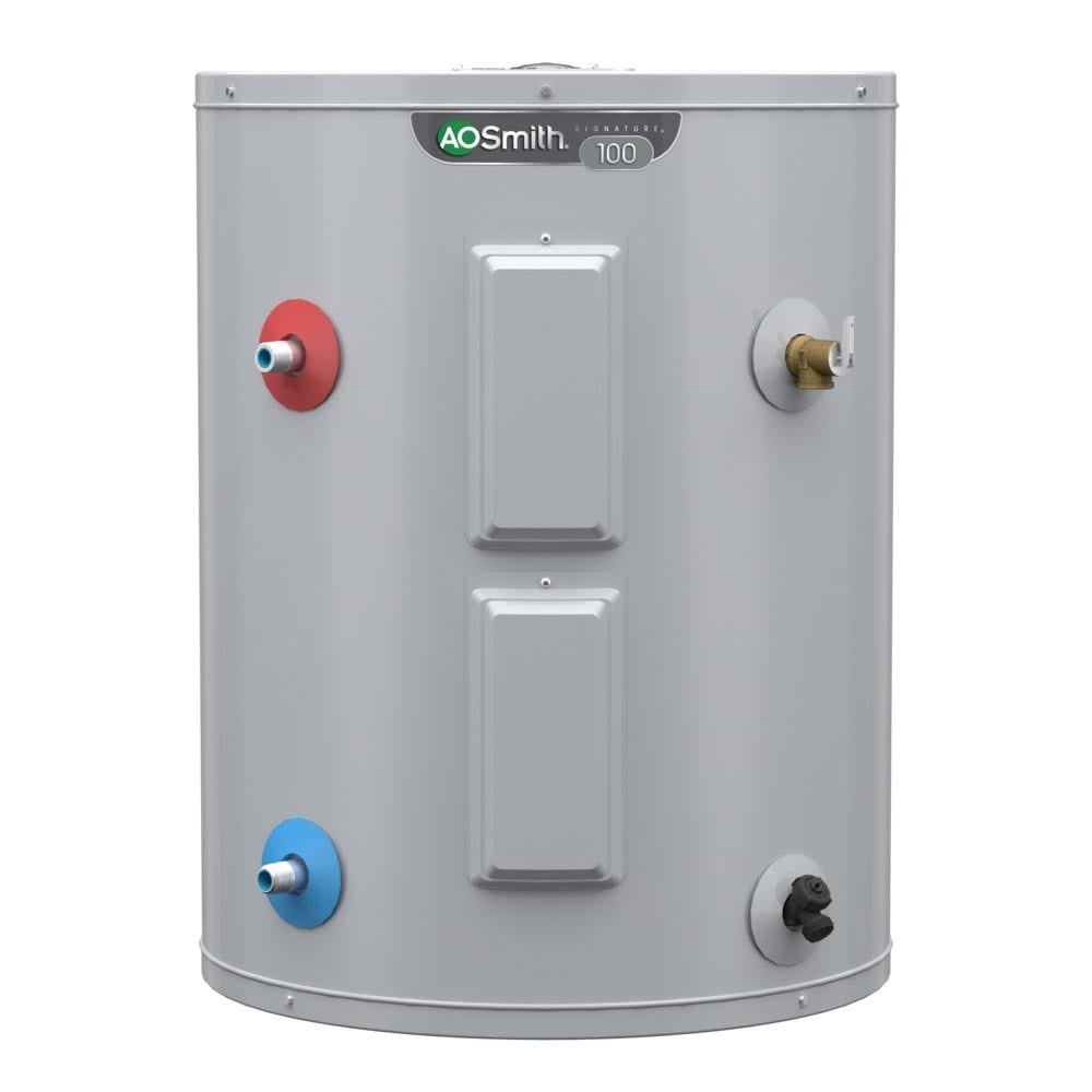 A.O. Smith Signature 100 38-Gallon Lowboy 6-Year Warranty 4500-Watt Double Element Electric Water Heater | E6-40J45DV