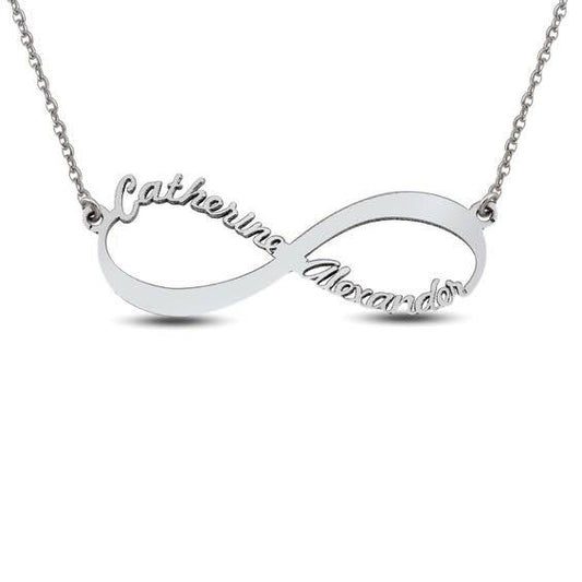 Zales Couples Sideways Infinity Necklace