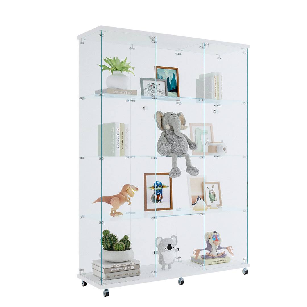 66.53 H x 47.71 W Wood Display Case WDDH Finish