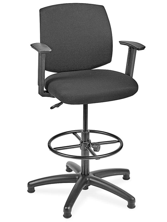 Uline Fabric Office Stool