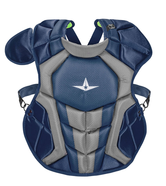 All-Star S7 Axis Black Baseball Chest Protector SEI NOCSAE