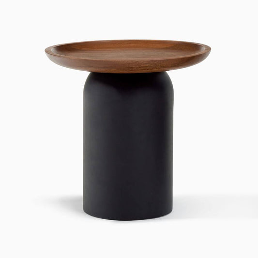 West Elm Miri 20 Side Table Cool Walnut