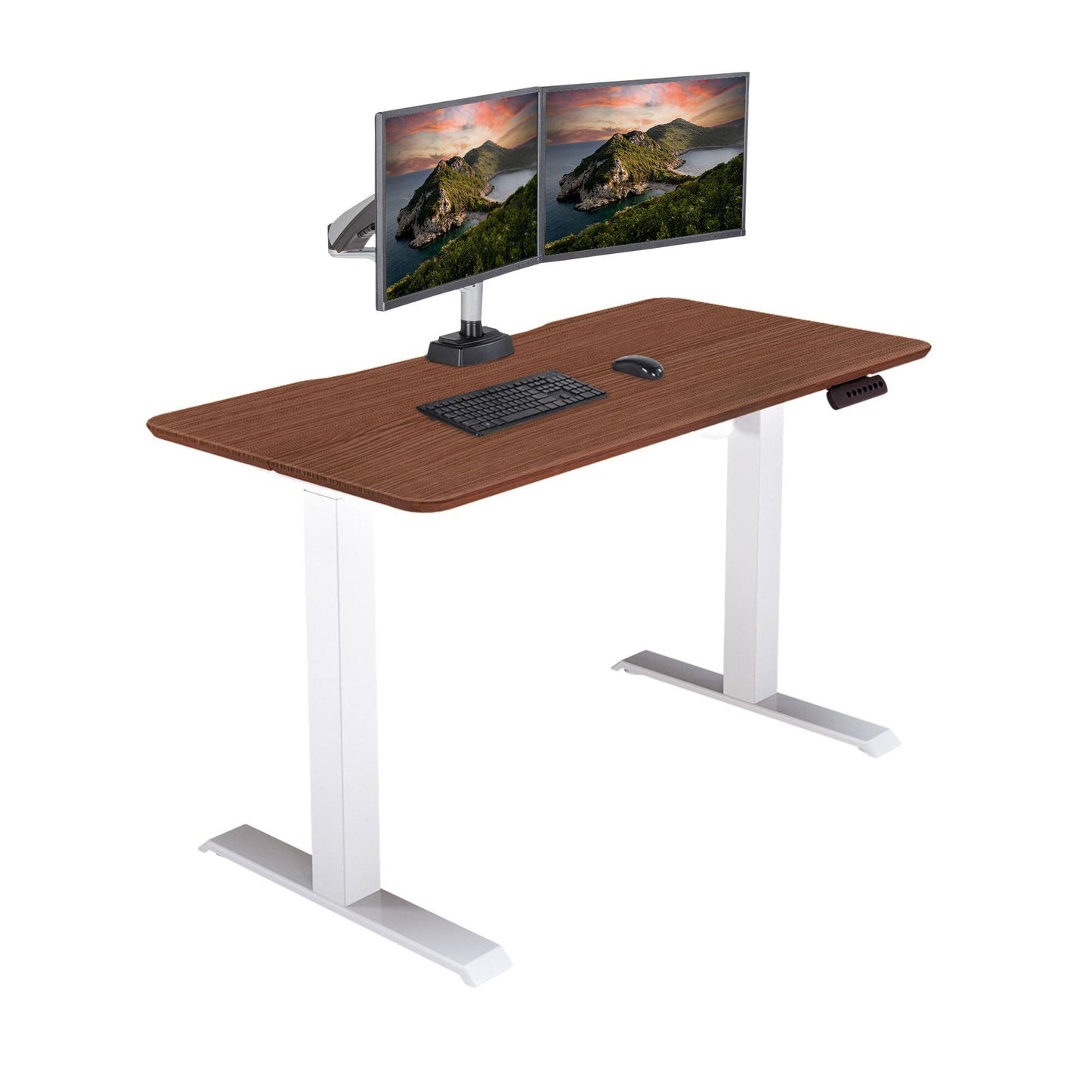 Vari Essential Electric Standing Desk 48 x 24 VARIDESK - Ergonomic Sit to Stand Home Office Computer Desk - Adjustable Height