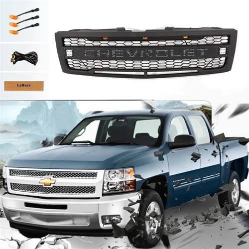 2007-2013 Silverado 1500 Matrix ABS One-Piece Grille Shells MTX-17-584-V2