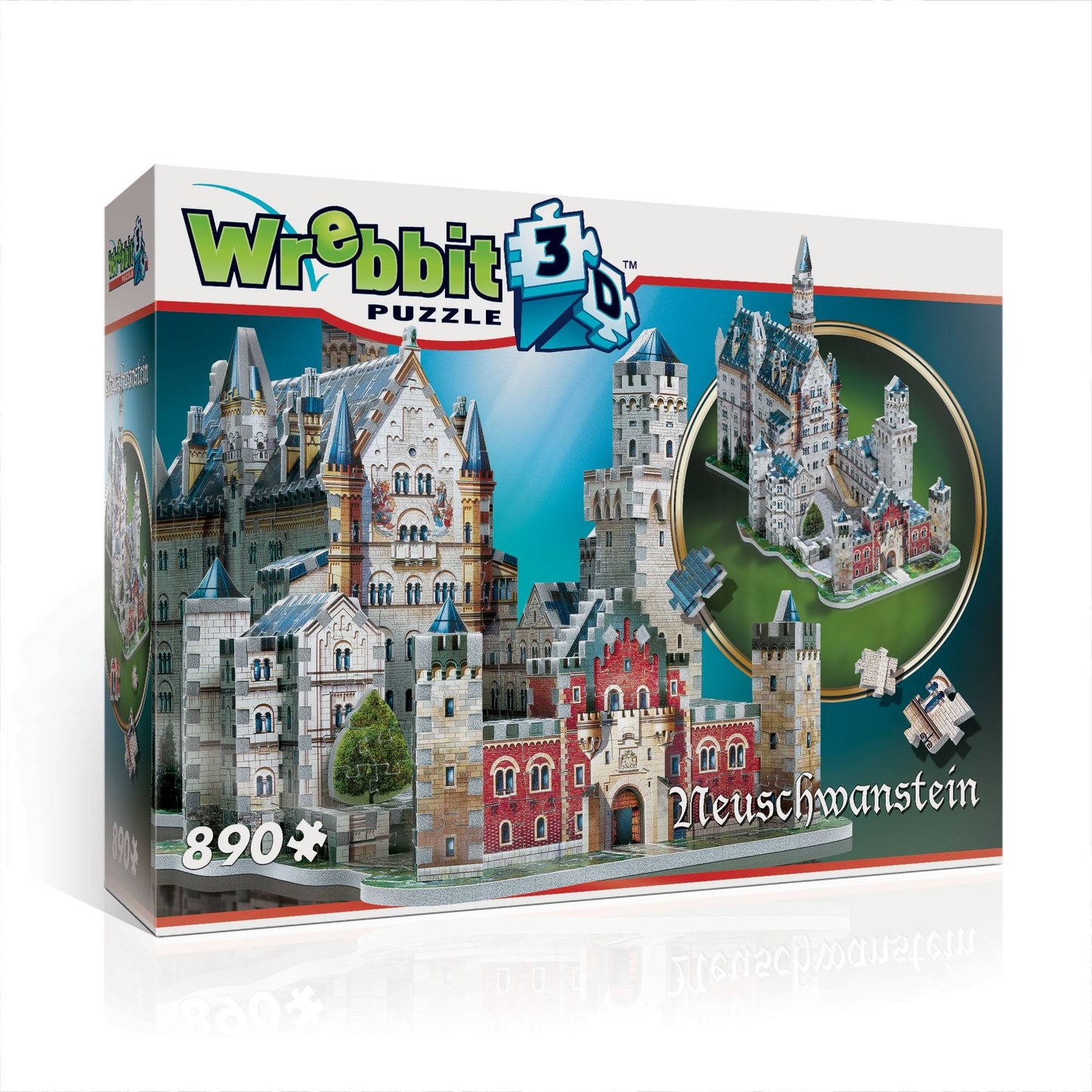 Wrebbit - Neuschwanstein Castle - 3D Puzzle - 890 Pieces