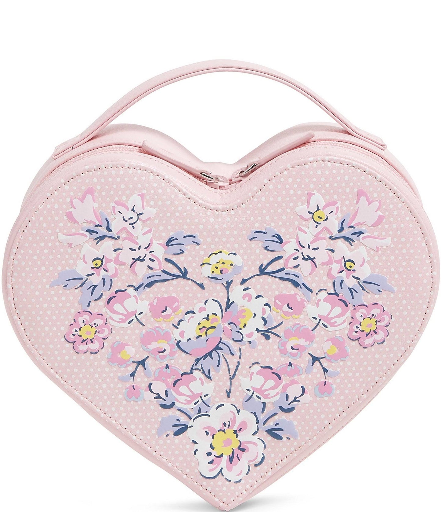 Vera Bradley Whimsy Heart Cosmetic Case - Mon Amour Soft Blush