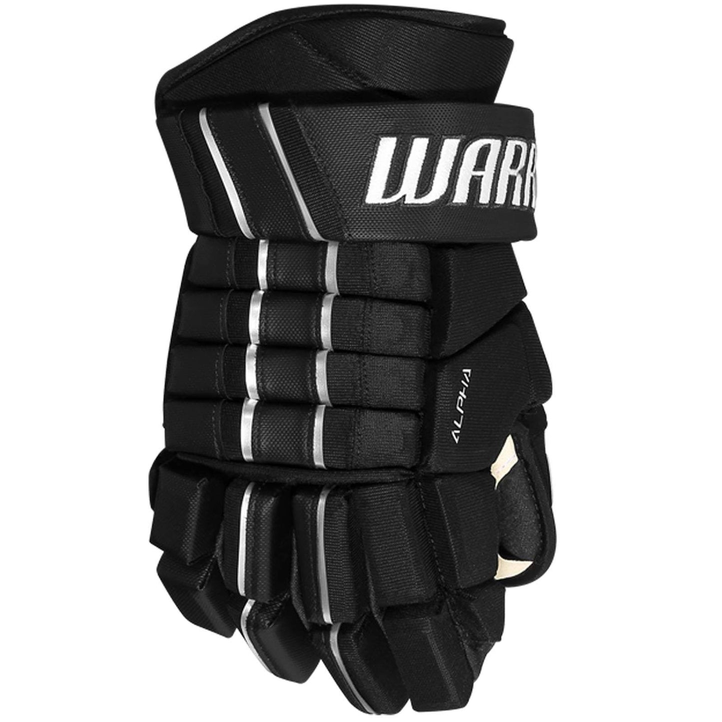 Warrior Alpha FR Pro Hockey Gloves - Senior - Black/White - 13.0